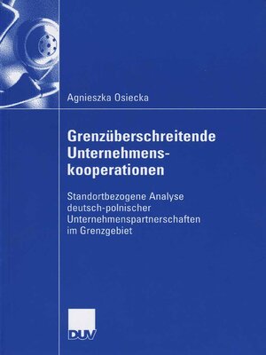 cover image of Grenzüberschreitende Unternehmenskooperationen
